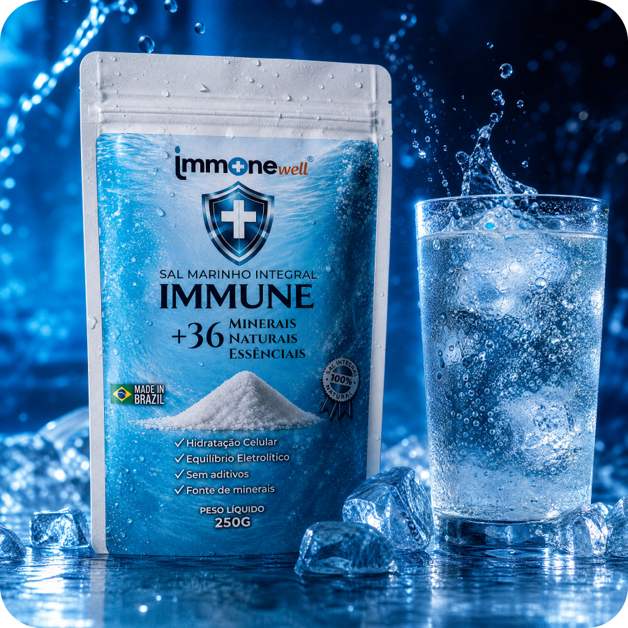 Sal Integral ImmuneWell, embalagem premium
