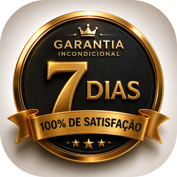 Selo de Garantia de 7 Dias com Devolução Total do Valor Pago